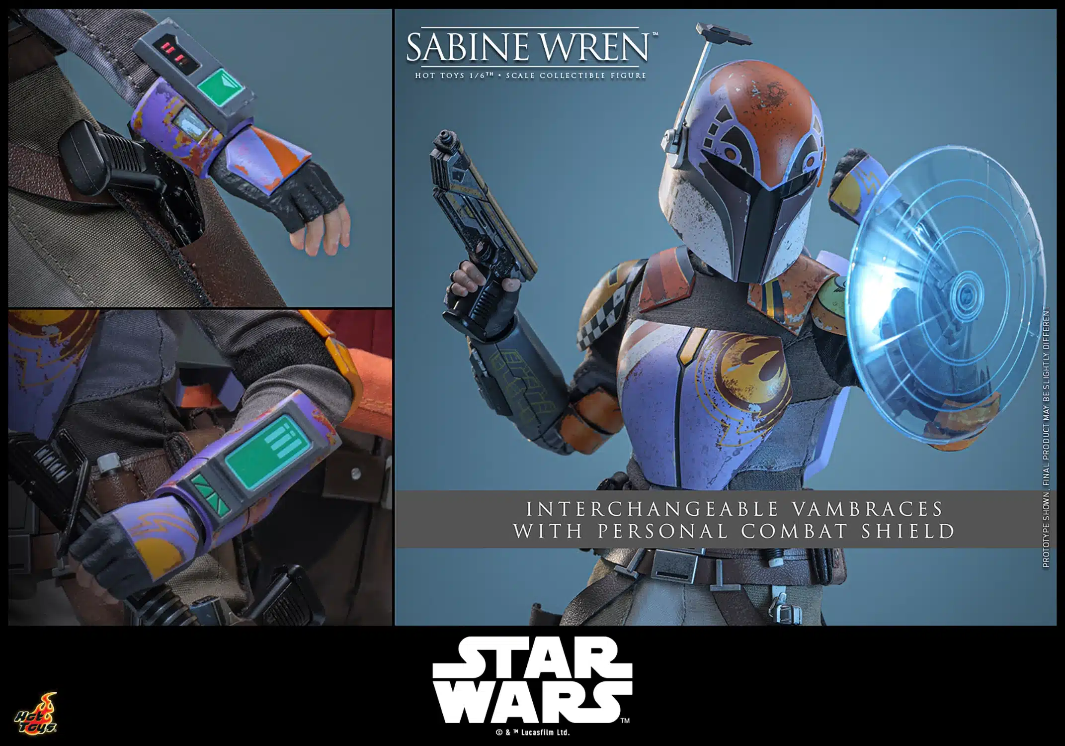 Sabine Wren Sixth Scale Figure Star Wars: Rebels Limited Collectible