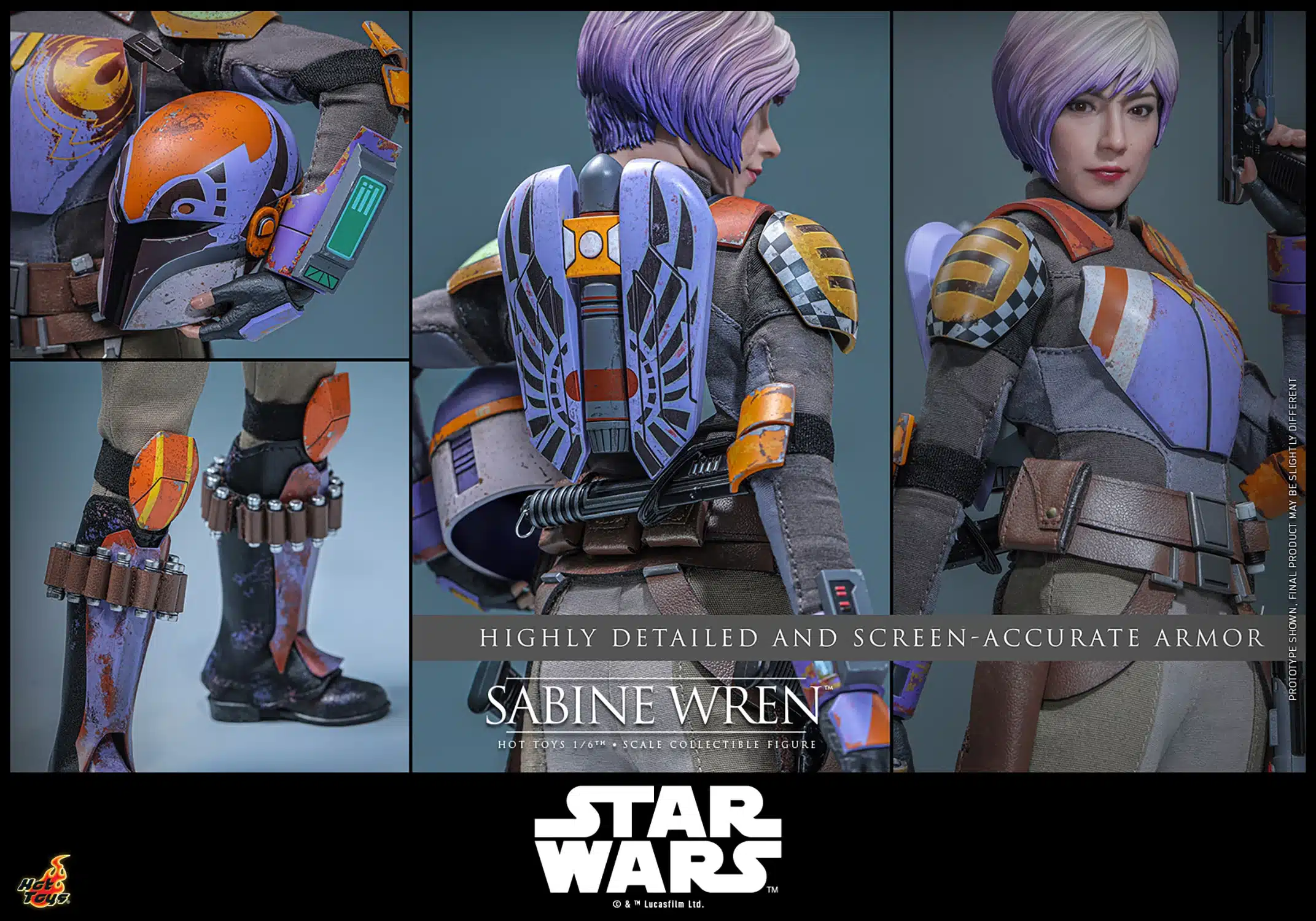 Sabine Wren Sixth Scale Figure Star Wars: Rebels Limited Collectible