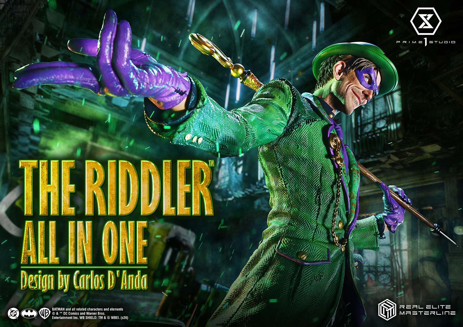 The Riddler Statue 1:3 Scale Design by Carlos D’Anda