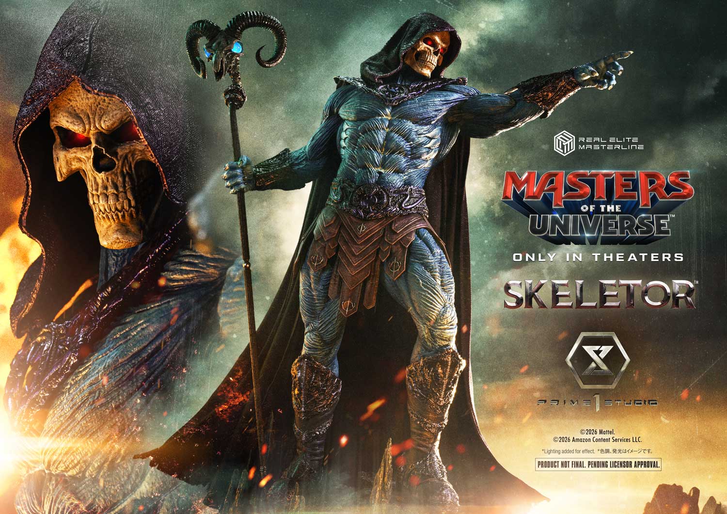 Skeletor Statue 1:3 Scale Masters Of The Universe Limited Collectible
