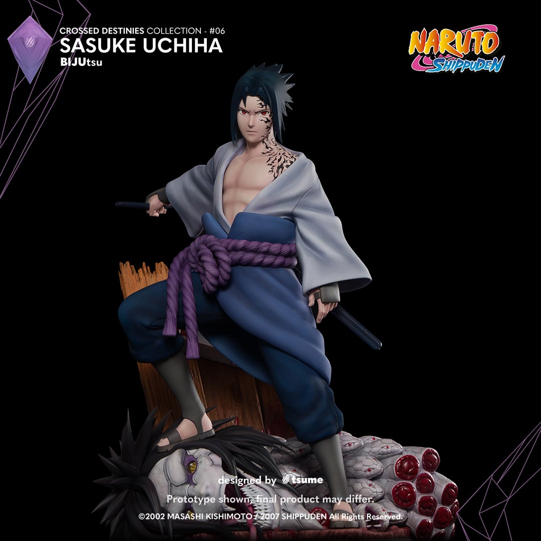 Sasuke Uchiha BIJUtsu Staute 1:4 Scale Naruto Shippuden Limited Collectible