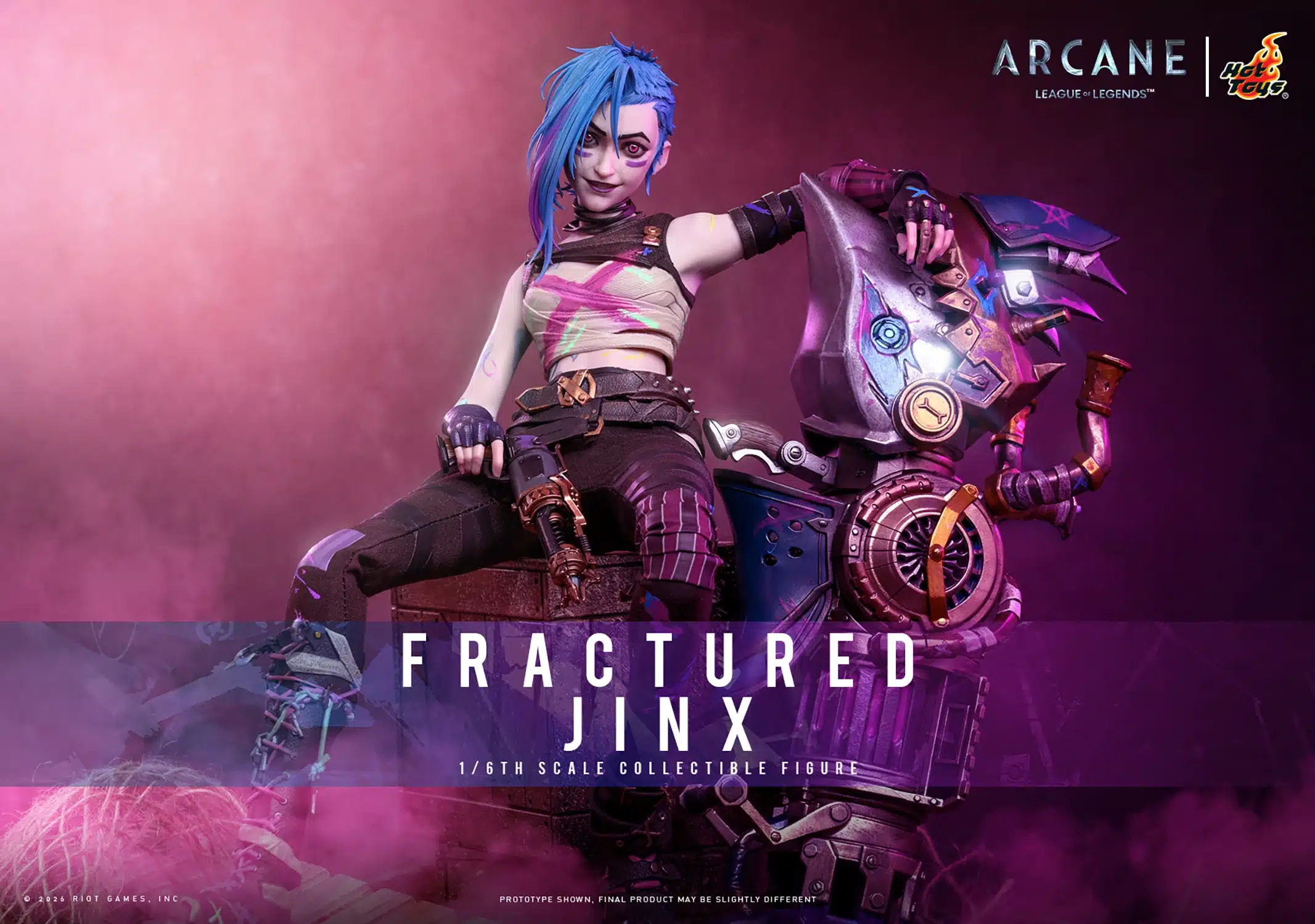Fractured Jinx Sixth Scale Figure ARCANE Limited Collectible TMS183