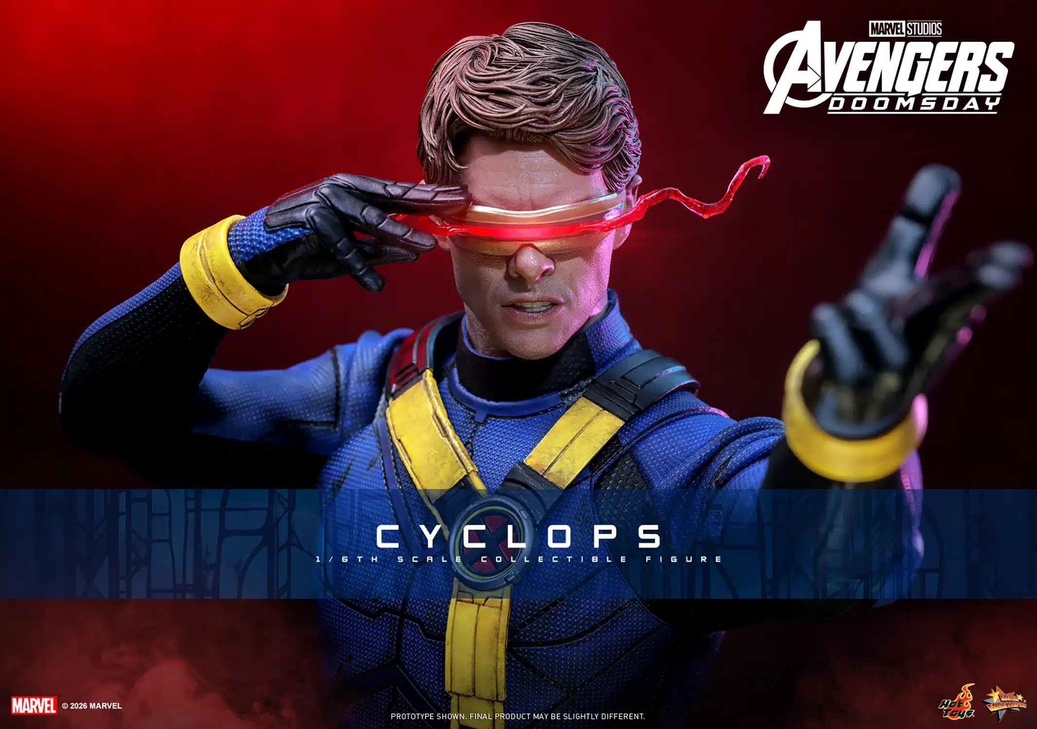 Hot Toys Cyclops Sixth Scale Figure Avengers: Doomsday MMS909