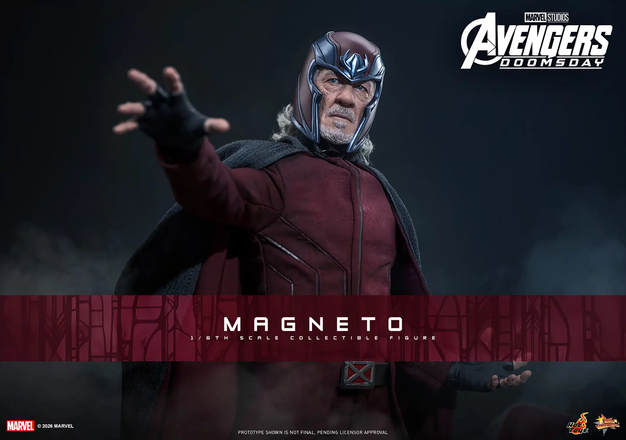 Hot Toys Magneto Sixth Scale Figure Avengers: Doomsday MMS913