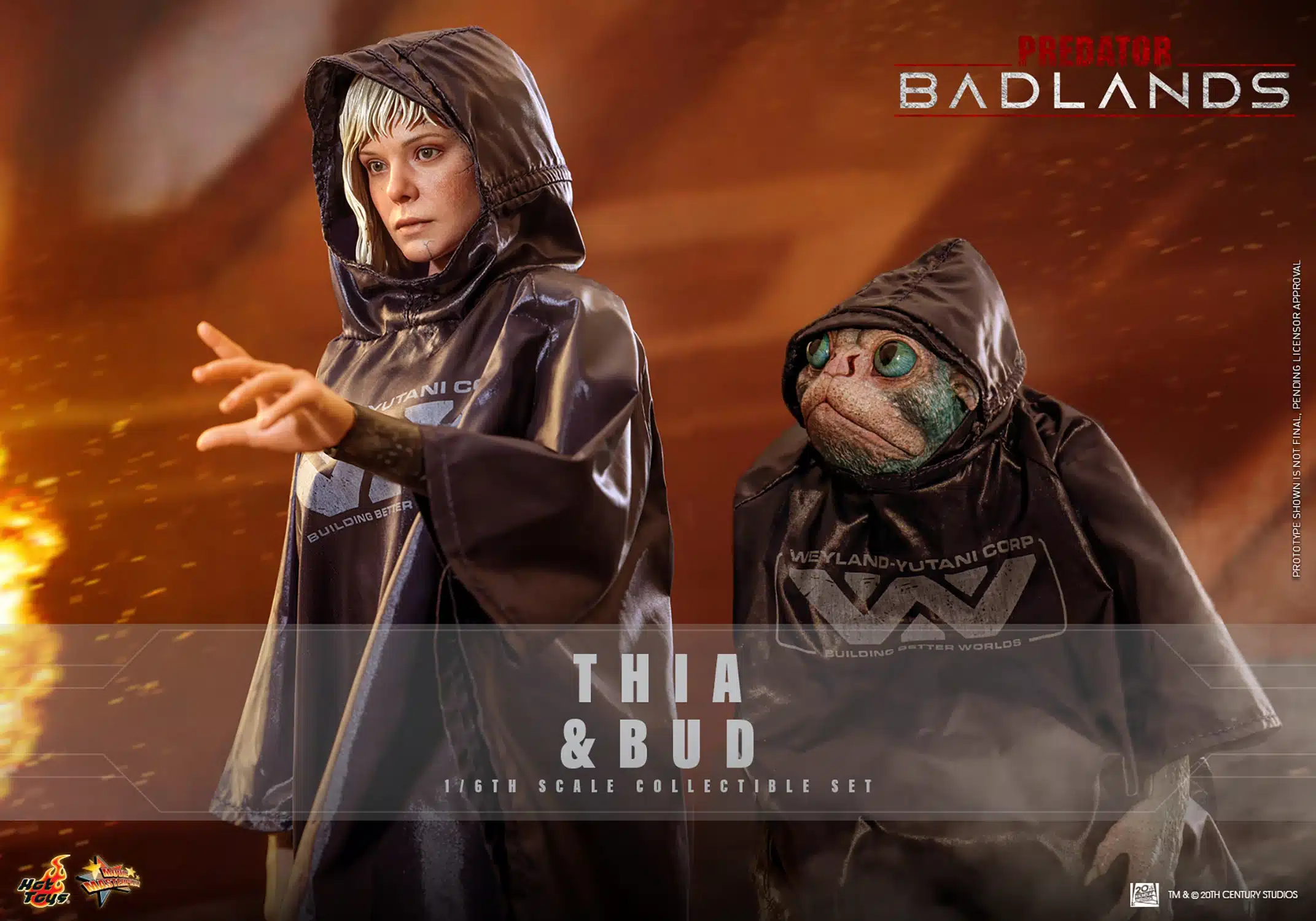 Thia & Bud Sixth Scale Figure Set Predator Badlands Limited Collectible MMS900