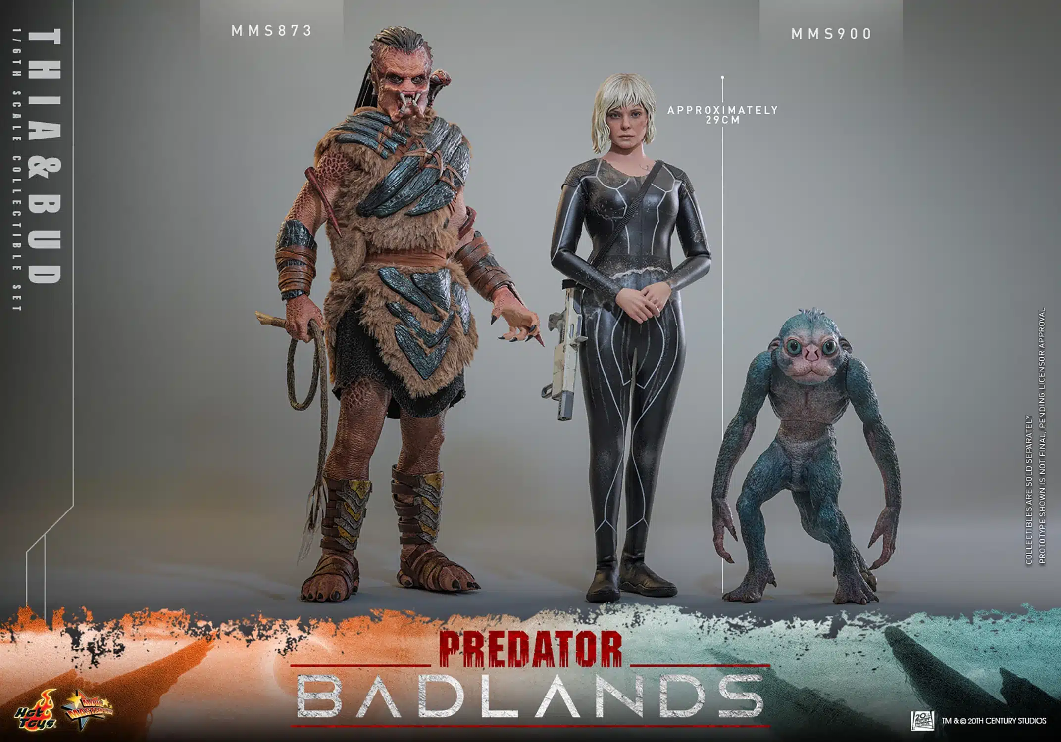 Thia & Bud Sixth Scale Figure Set Predator Badlands Limited Collectible MMS900