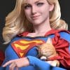 JND Supergirl 1:3 Scale Hyperreal Artgerm Concept Limited Collectible