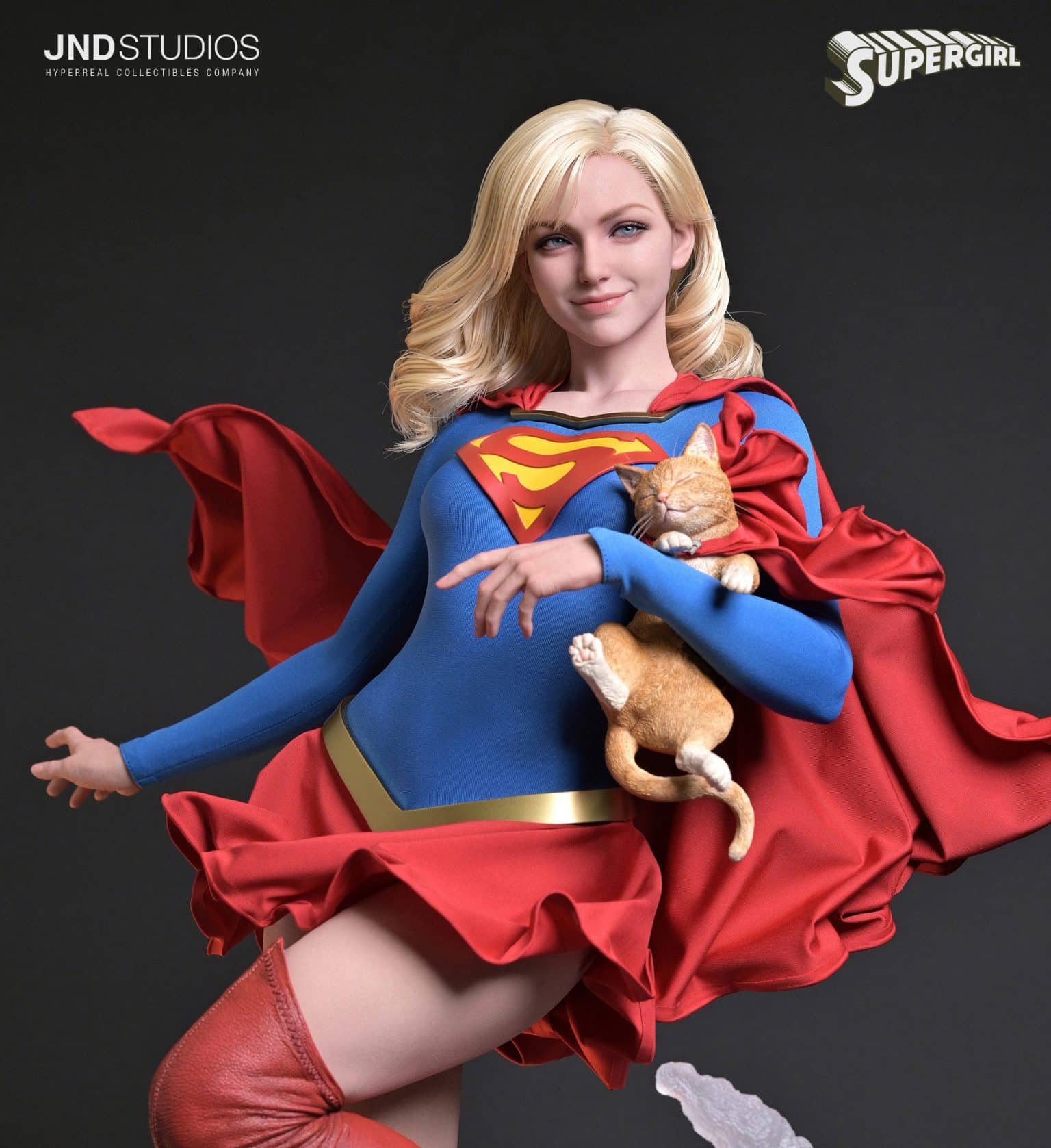 JND Supergirl 1:3 Scale Hyperreal Artgerm Concept Limited Collectible