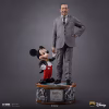 Iron Studios Walt Disney & Mickey Mouse Quarter Scale Statue D23 Limited Collectible