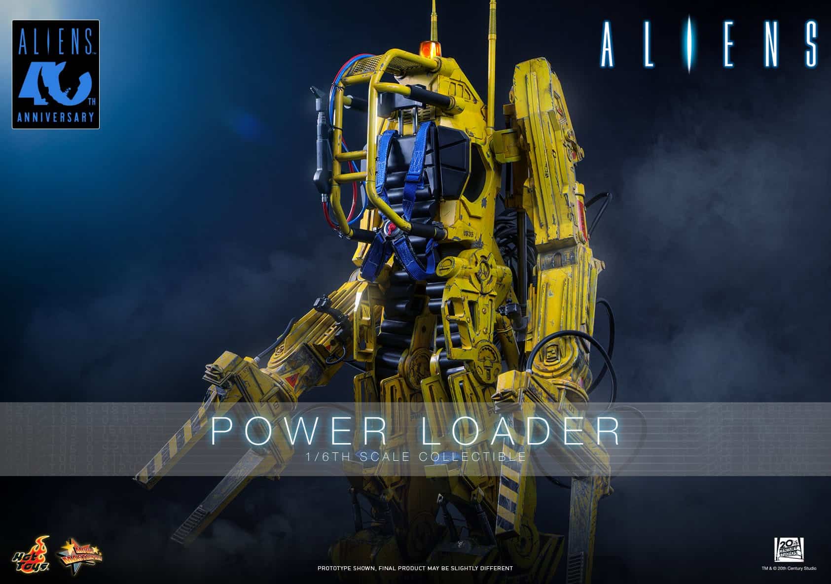 Hot Toys Power Loader Sixth Scale Figure ALIEN Limited 1:6 Collectible MMS924